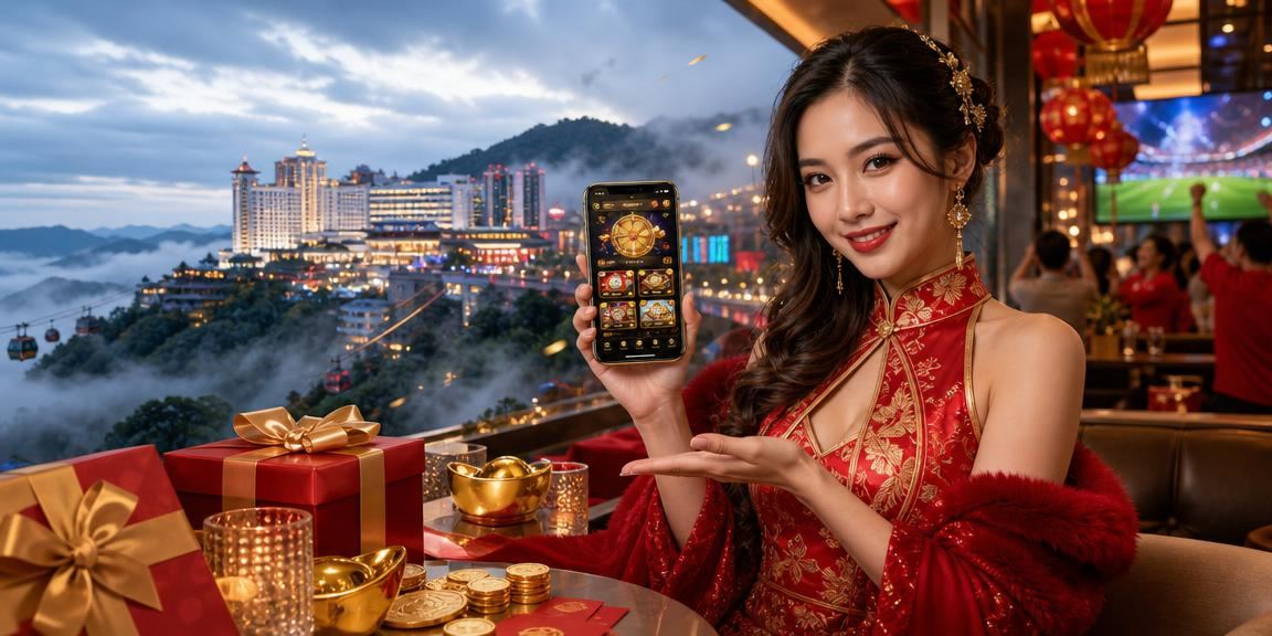 Paparan aplikasi mudah alih promosi 95asia di Genting Highlands